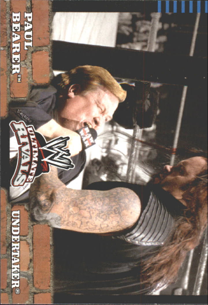 2008 Topps WWE Ultimate Rivals #59 Paul Bearer vs. Undertaker