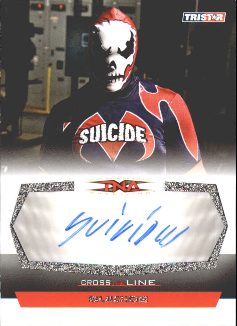 2008 TRISTAR TNA Cross the Line Autographs Silver #CS3 Suicide