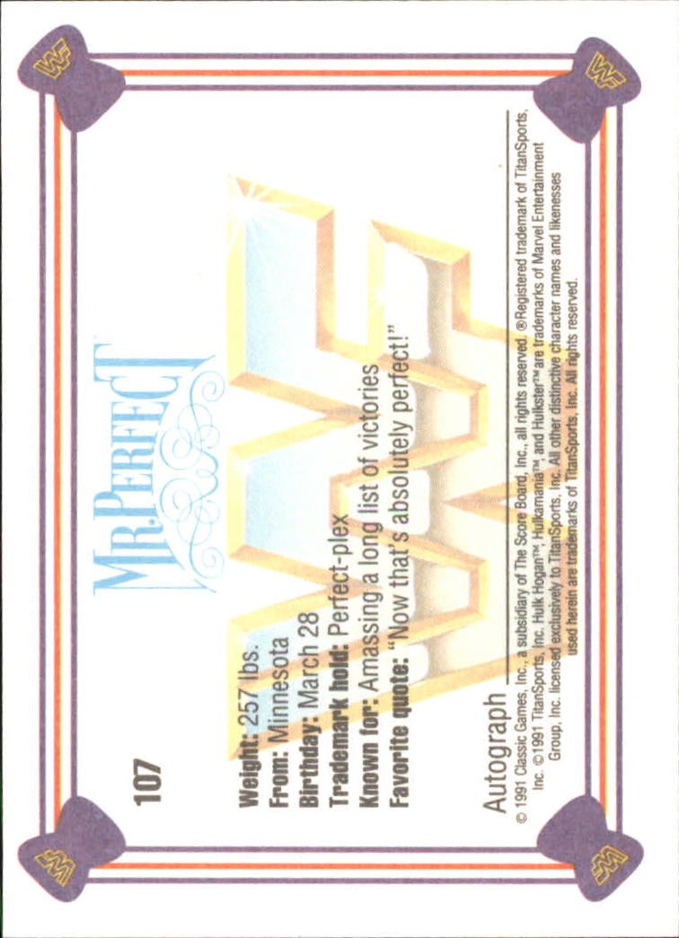 B1105- 1991 Classic WWF Superstars Wrestling 1-150 -You Pick- 15+ FREE US SHIP - Picture 72 of 110