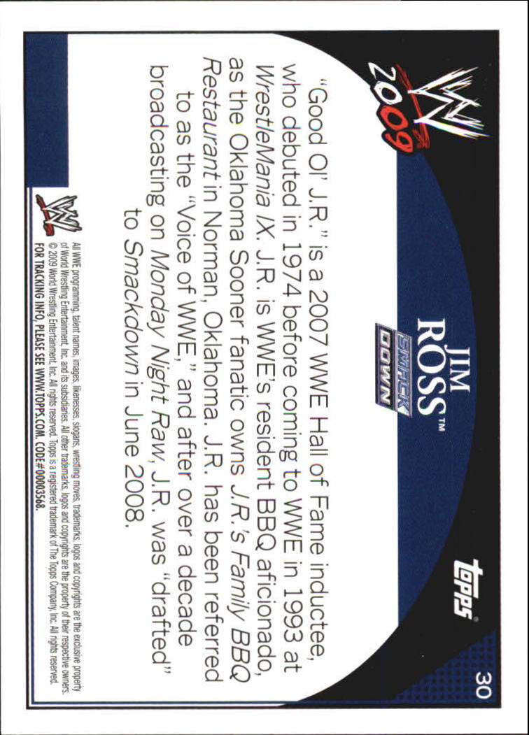 B2239- 2009 Topps WWE Wrestling Cards 1-90 +Inserts -You Pick- 15+ FREE US SHIP - Picture 14 of 88