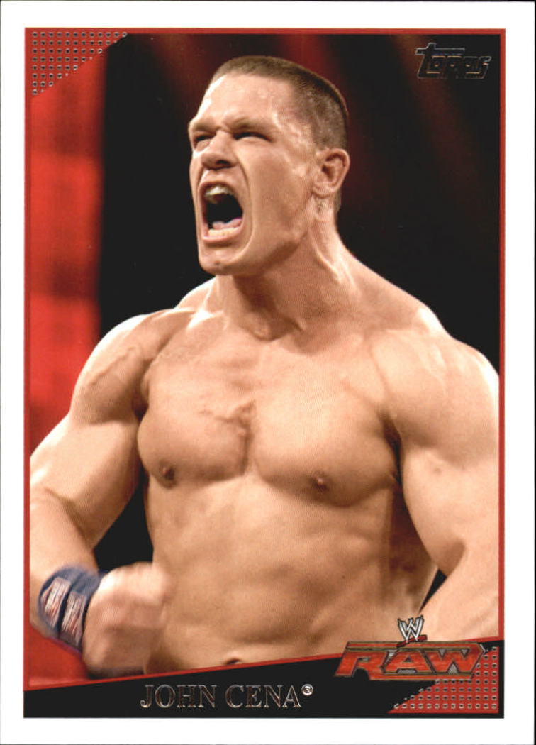 2009 Topps WWE #38 John Cena