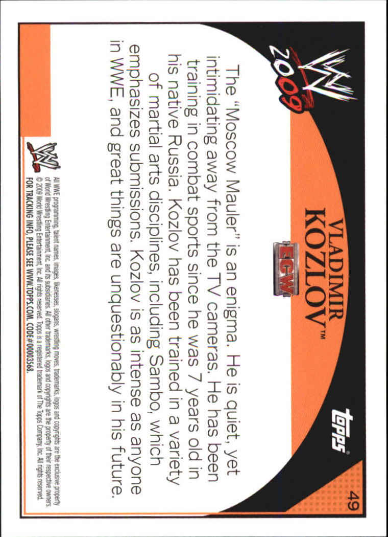 B2239- 2009 Topps WWE Wrestling Cards 1-90 +Inserts -You Pick- 15+ FREE US SHIP - Picture 28 of 88
