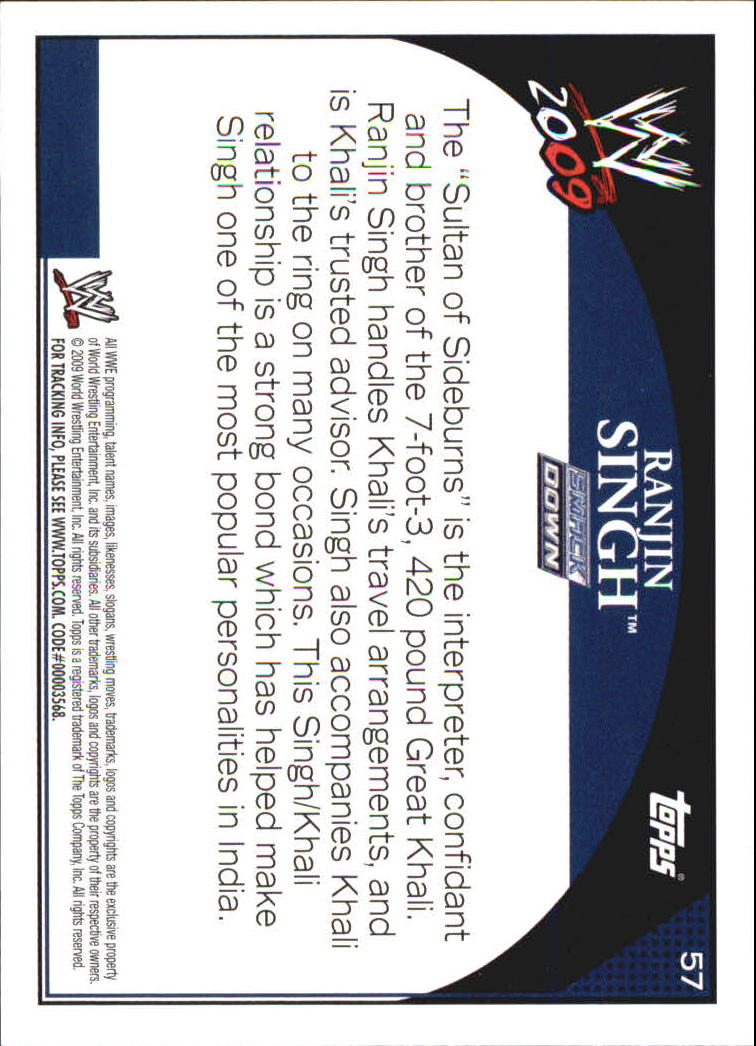 B2239- 2009 Topps WWE Wrestling Cards 1-90 +Inserts -You Pick- 15+ FREE US SHIP - Picture 32 of 88