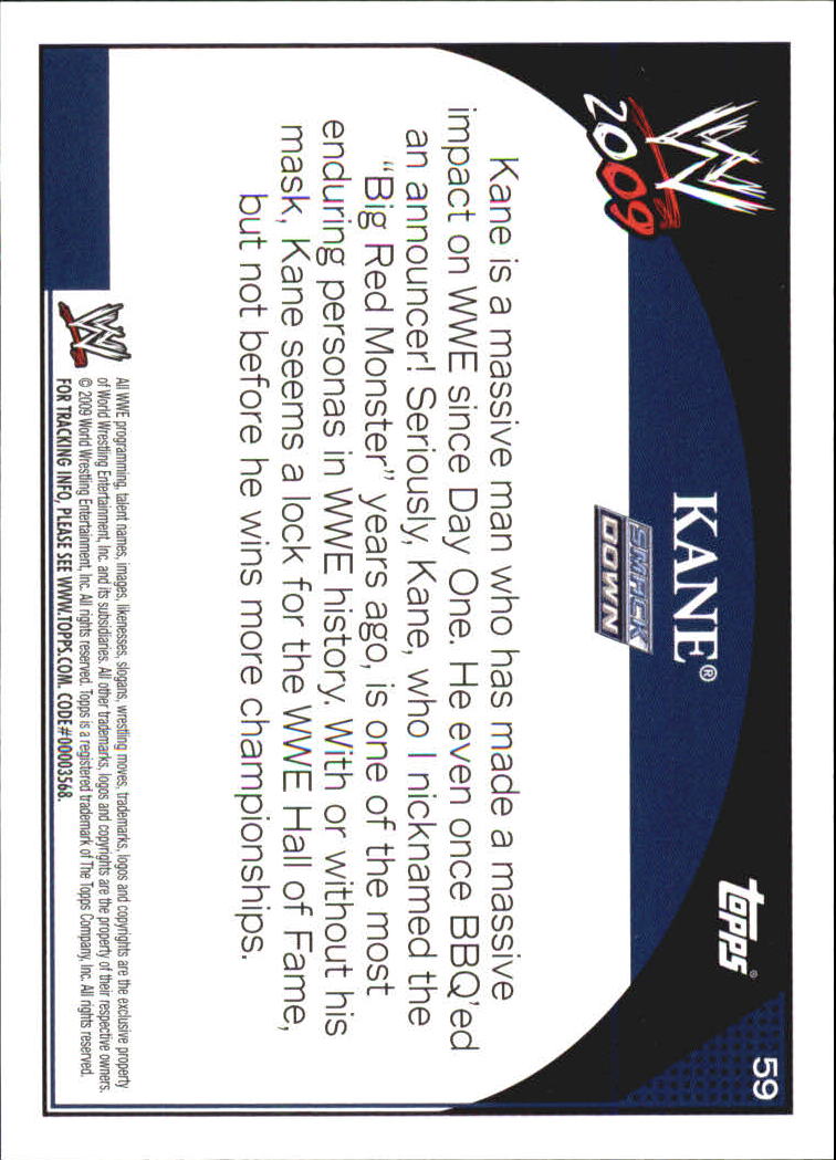 B2239- 2009 Topps WWE Wrestling Cards 1-90 +Inserts -You Pick- 15+ FREE US SHIP - Picture 34 of 88