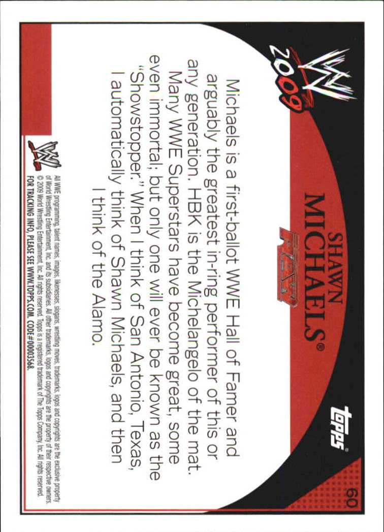 B2239- 2009 Topps WWE Wrestling Cards 1-90 +Inserts -You Pick- 15+ FREE US SHIP - Picture 36 of 88