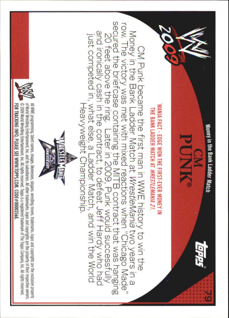 B2239- 2009 Topps WWE Wrestling Cards 1-90 +Inserts -You Pick- 15+ FREE US SHIP - Picture 56 of 88