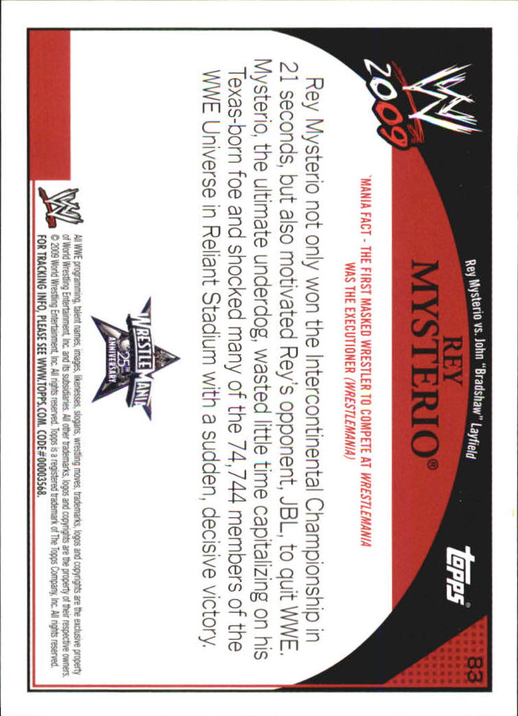 B2239- 2009 Topps WWE Wrestling Cards 1-90 +Inserts -You Pick- 15+ FREE US SHIP - Picture 58 of 88
