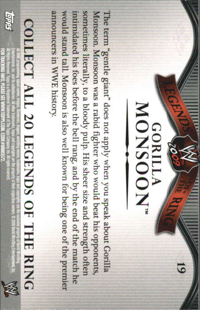 B2239- 2009 Topps WWE Wrestling Cards 1-90 +Inserts -You Pick- 15+ FREE US SHIP - Picture 78 of 100