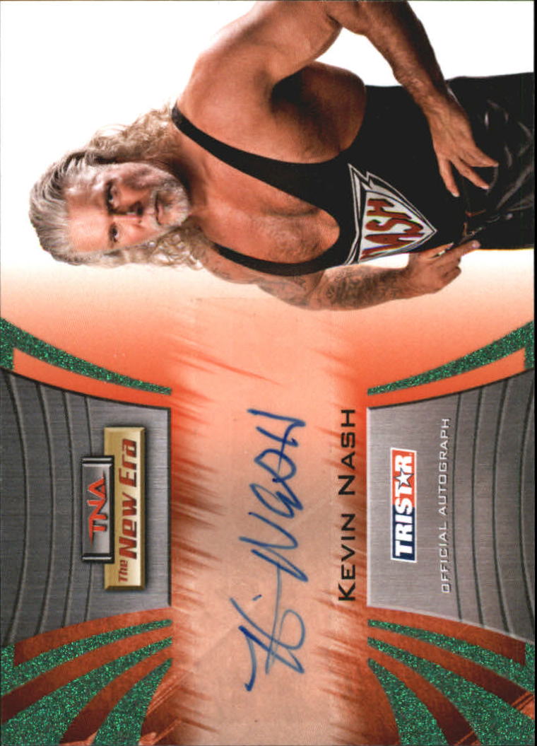 2010 TRISTAR TNA New Era Autographs Green #A12 Kevin Nash