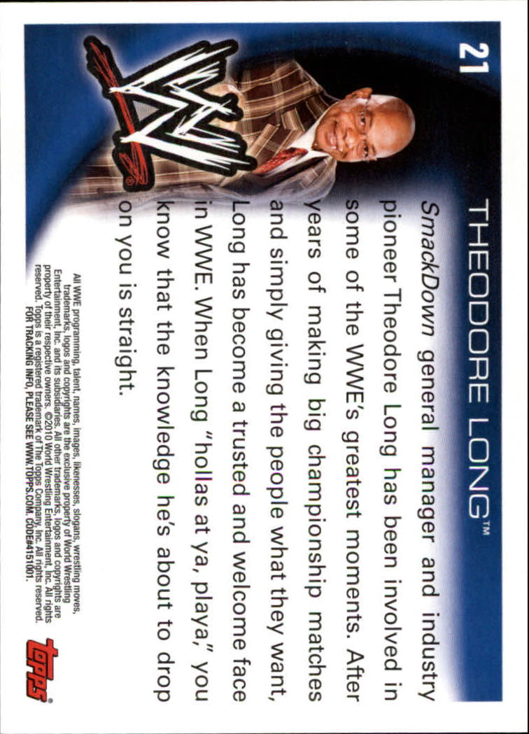 B0758- 2010 Topps WWE Wrestling #s 1-110 +Inserts -You Pick- 15+ FREE US SHIP - Picture 43 of 365