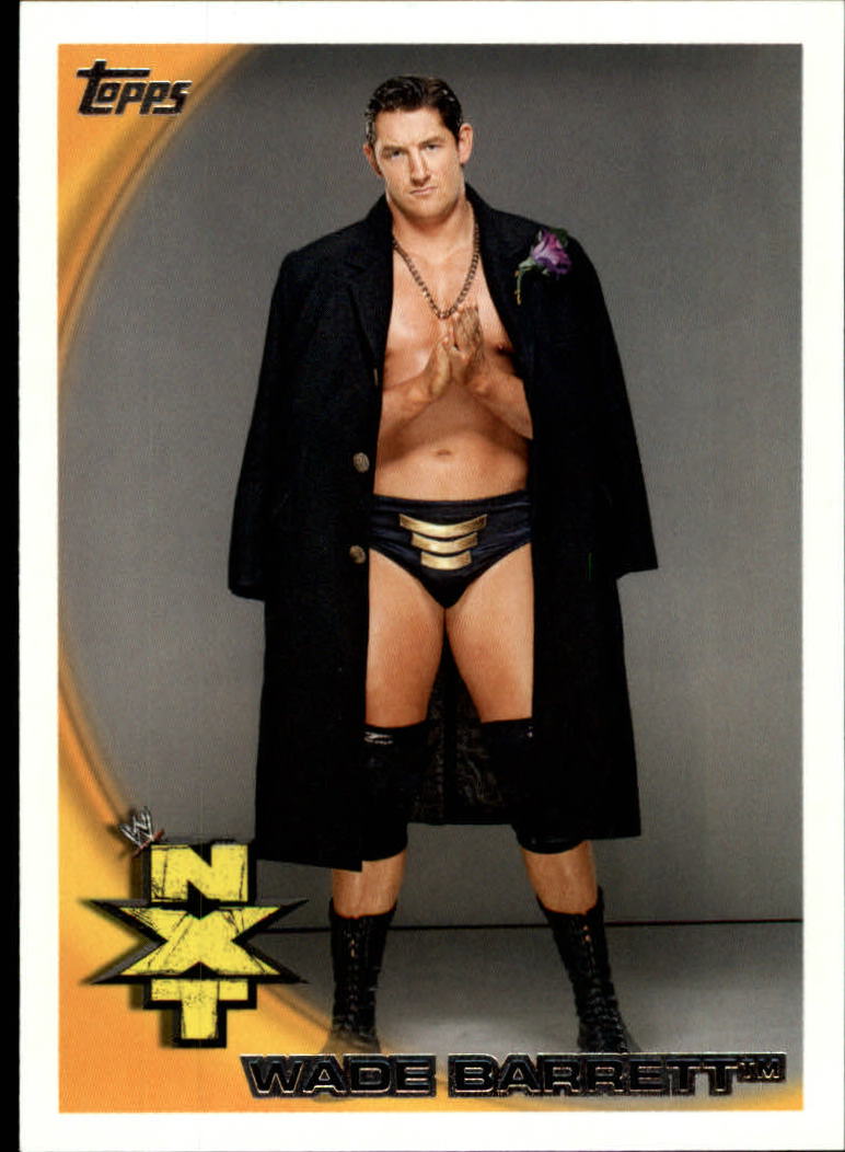 2010 Topps WWE #67 Wade Barrett RC