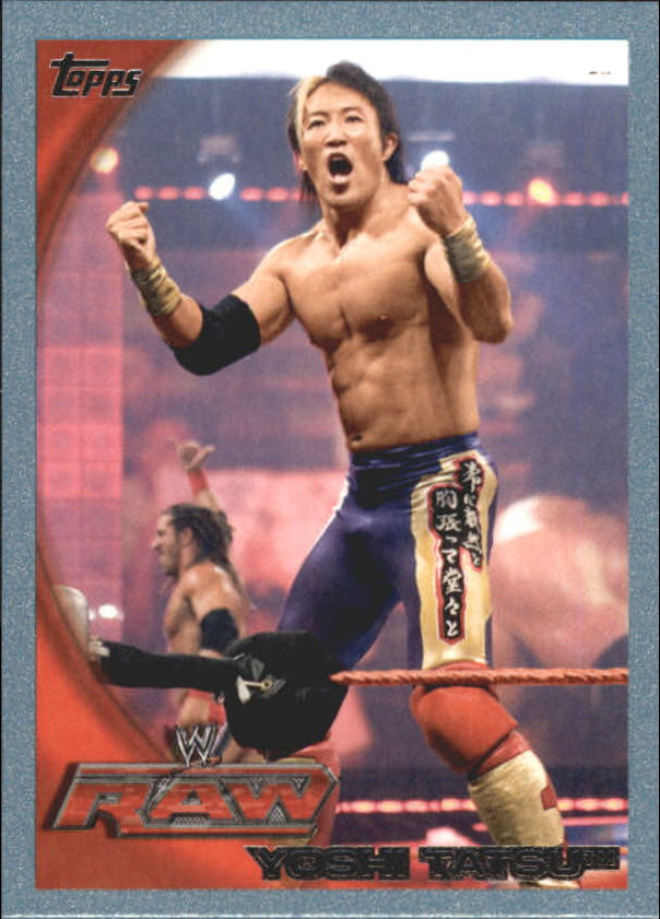 2010 Topps WWE Blue #7 Yoshi Tatsu