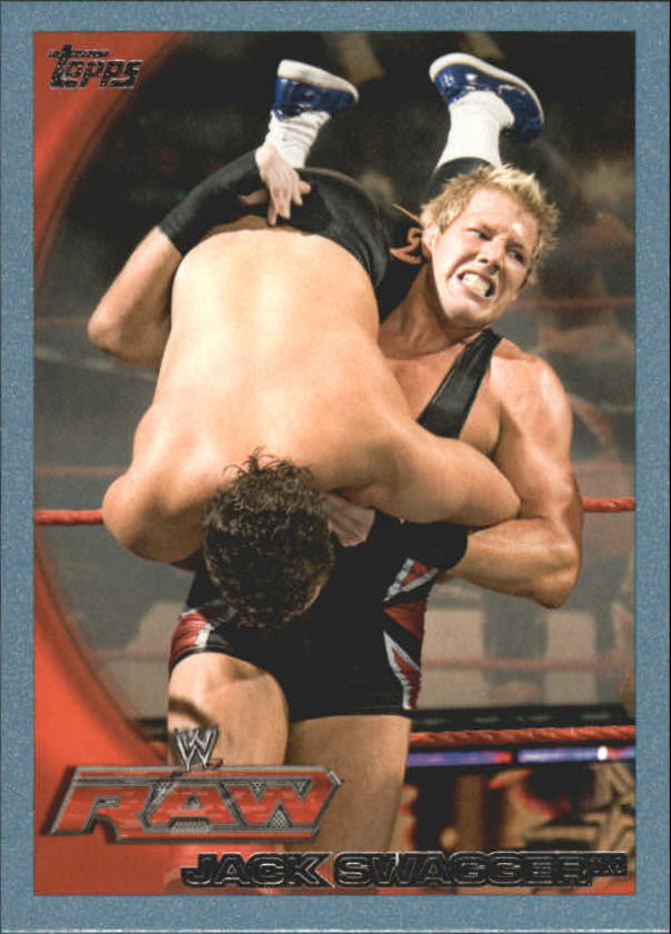 2010 Topps WWE Blue #48 Jack Swagger
