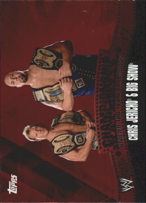 2010 Topps WWE Championship Material #C14 Chris Jericho & Big Show