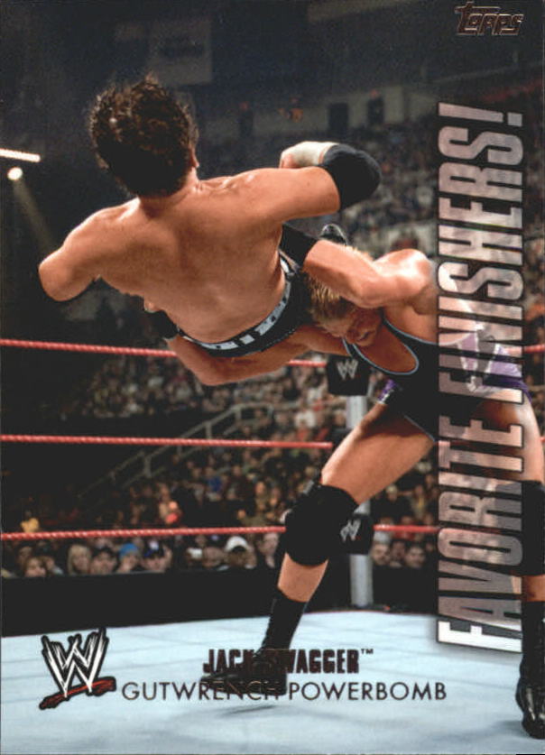 2010 Topps WWE Favorite Finishers #FF2 Jack Swagger