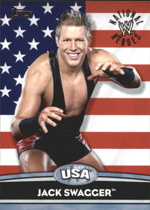 2010 Topps WWE National Heroes #NH3 Jack Swagger