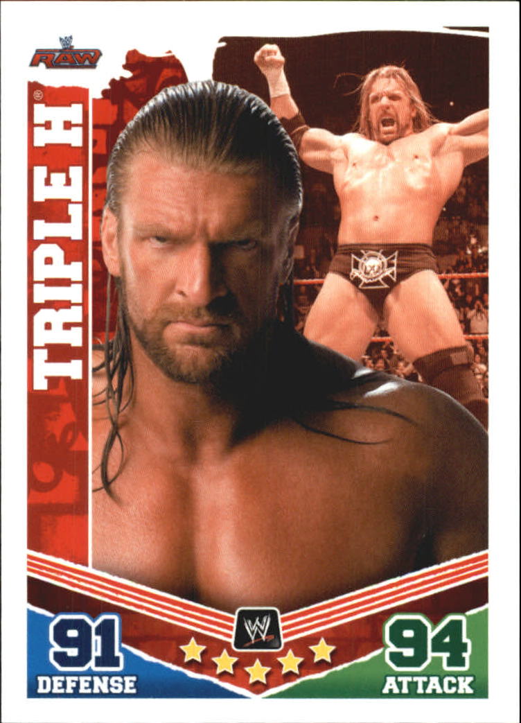 2010 Topps WWE Slam Attax Mayhem #24 Triple H