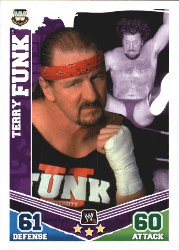 2010 Topps WWE Slam Attax Mayhem #122 Terry Funk
