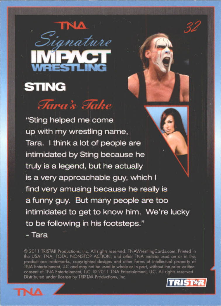 B6420 - 2011 Tristar TNA Signature Impact #S 1-90 -Sie wählen- 15+ KOSTENLOSER US-VERSAND - Bild 63 von 187