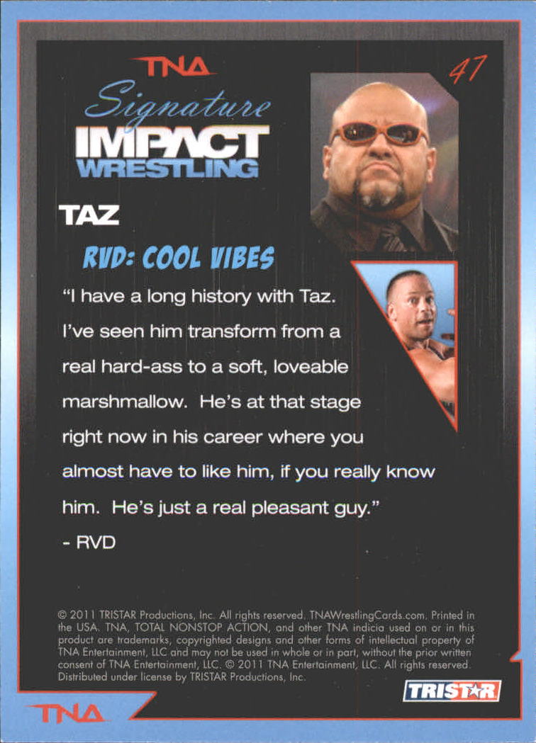B6420 - 2011 Tristar TNA Signature Impact #S 1-90 -Sie wählen- 15+ KOSTENLOSER US-VERSAND - Bild 93 von 187