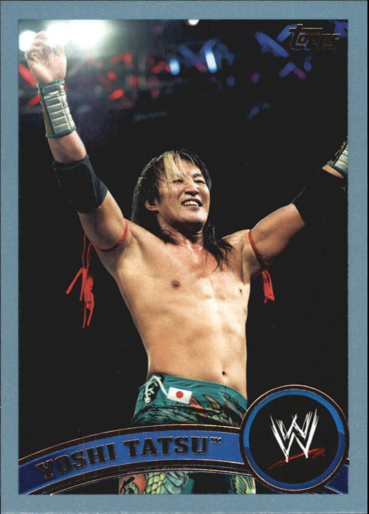 2011 Topps WWE Blue #38 Yoshi Tatsu