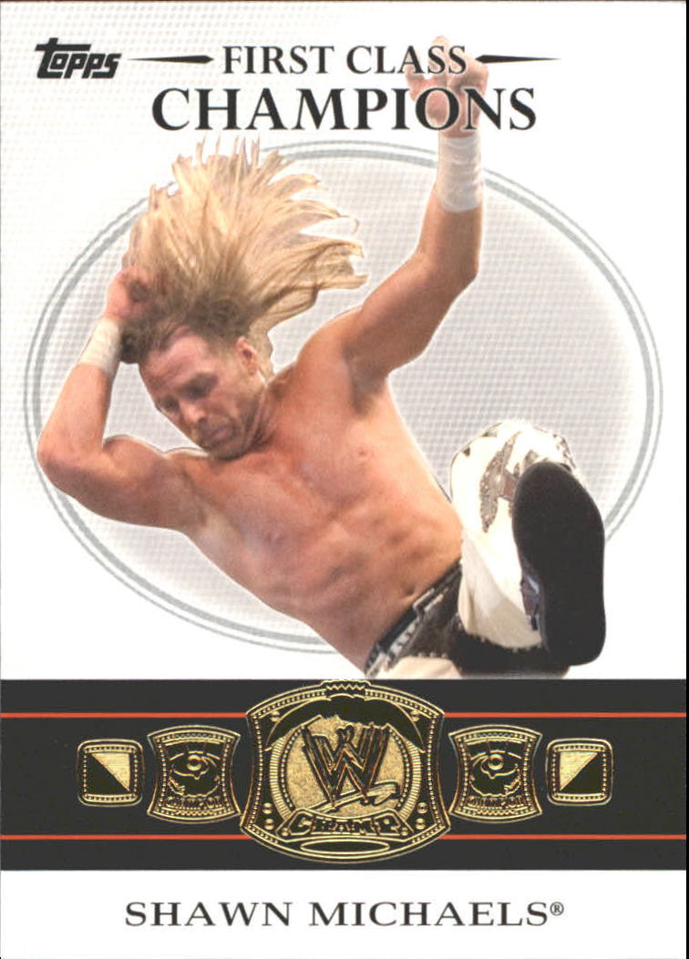 2012 Topps WWE First Class Champions #6 Shawn Michaels