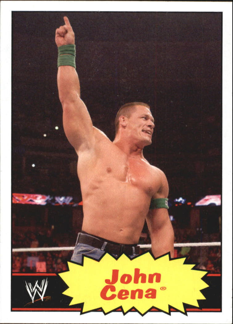 2012 Topps Heritage WWE #19 John Cena