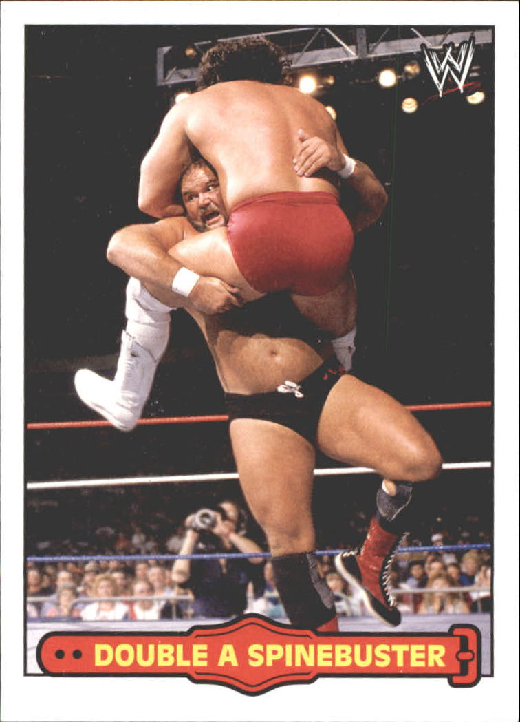 2012 Topps Heritage WWE Ringside Action #2 Double A Spinebuster/Arn Anderson