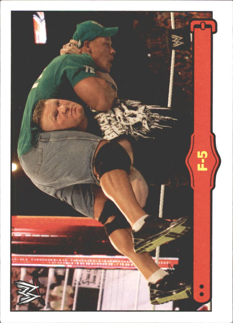 2012 Topps Heritage WWE Ringside Action #26 F-5/Brock Lesnar
