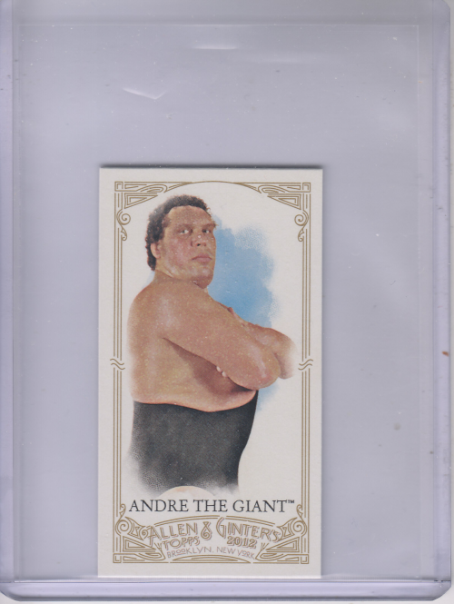 2012 Topps Heritage WWE Allen and Ginter #17 Andre The Giant