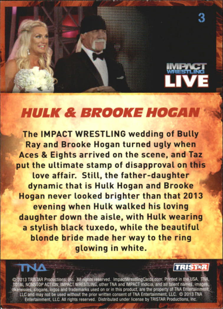 A4614- 2013 TRISTAR TNA Impact Live Card #s 1-99 -You Pick- 15+ FREE US SHIP - Picture 5 of 145