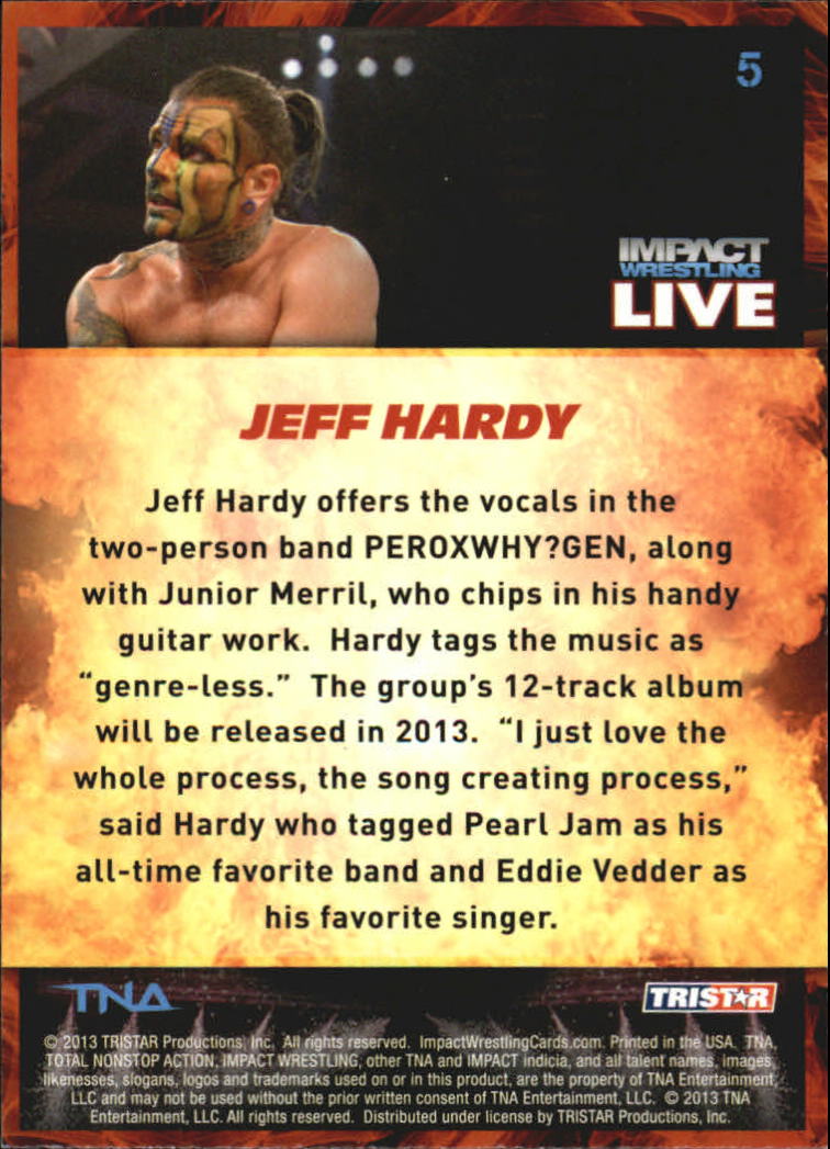A4614- 2013 TRISTAR TNA Impact Live Card #s 1-99 -You Pick- 15+ FREE US SHIP - Picture 7 of 145