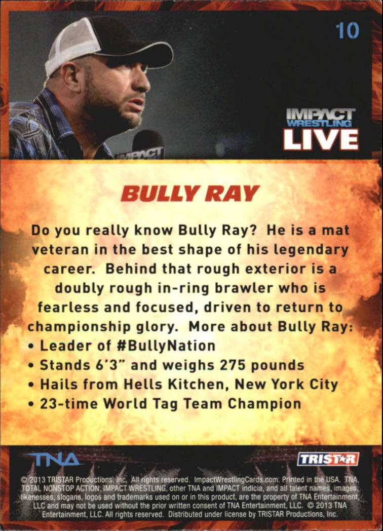 A4614- 2013 TRISTAR TNA Impact Live Card #s 1-99 -You Pick- 15+ FREE US SHIP - Picture 15 of 145