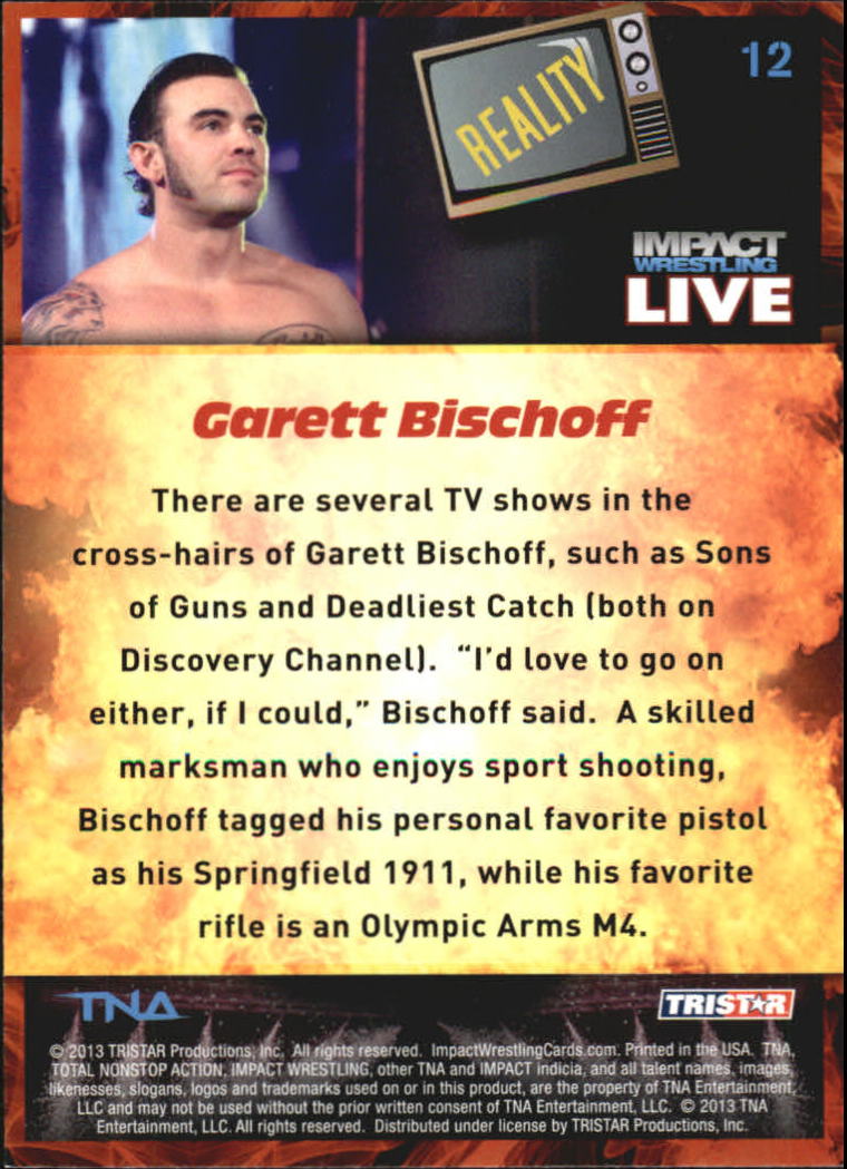 A4614- 2013 TRISTAR TNA Impact Live Card #s 1-99 -You Pick- 15+ FREE US SHIP - Picture 19 of 145