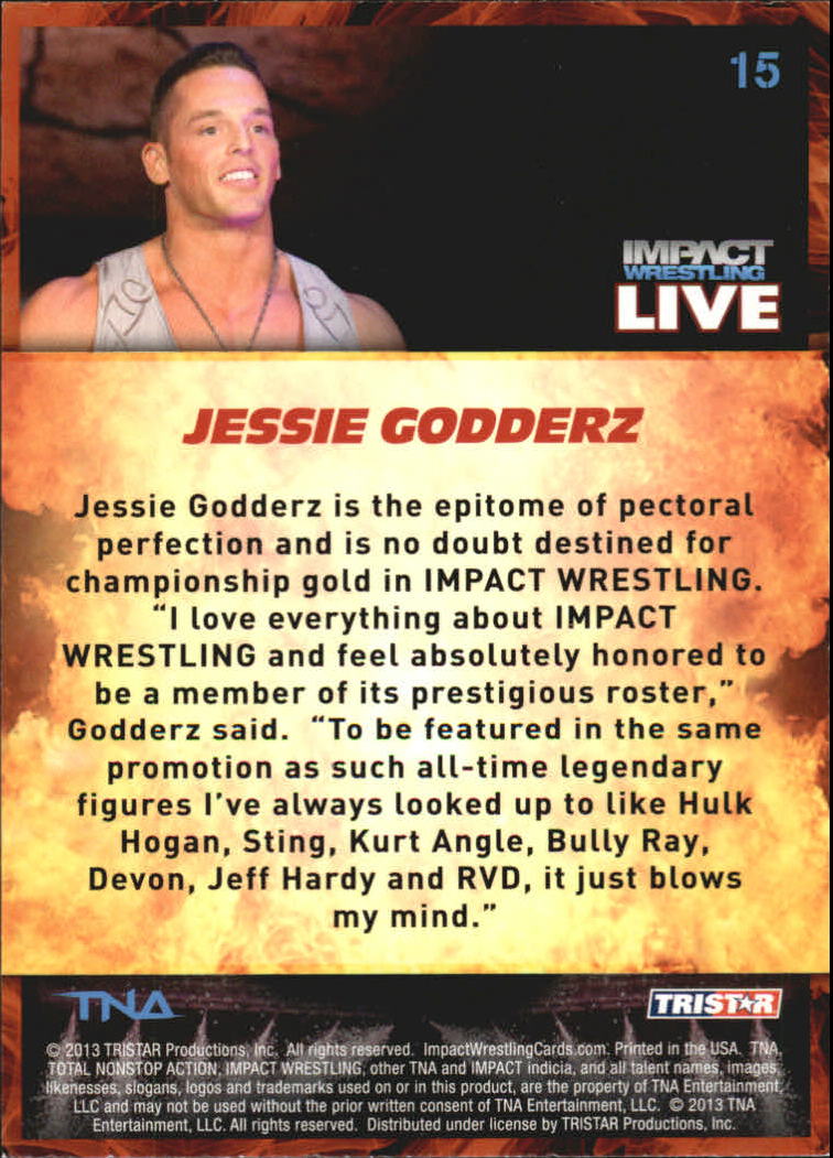 A4614- 2013 TRISTAR TNA Impact Live Card #s 1-99 -You Pick- 15+ FREE US SHIP - Picture 25 of 145