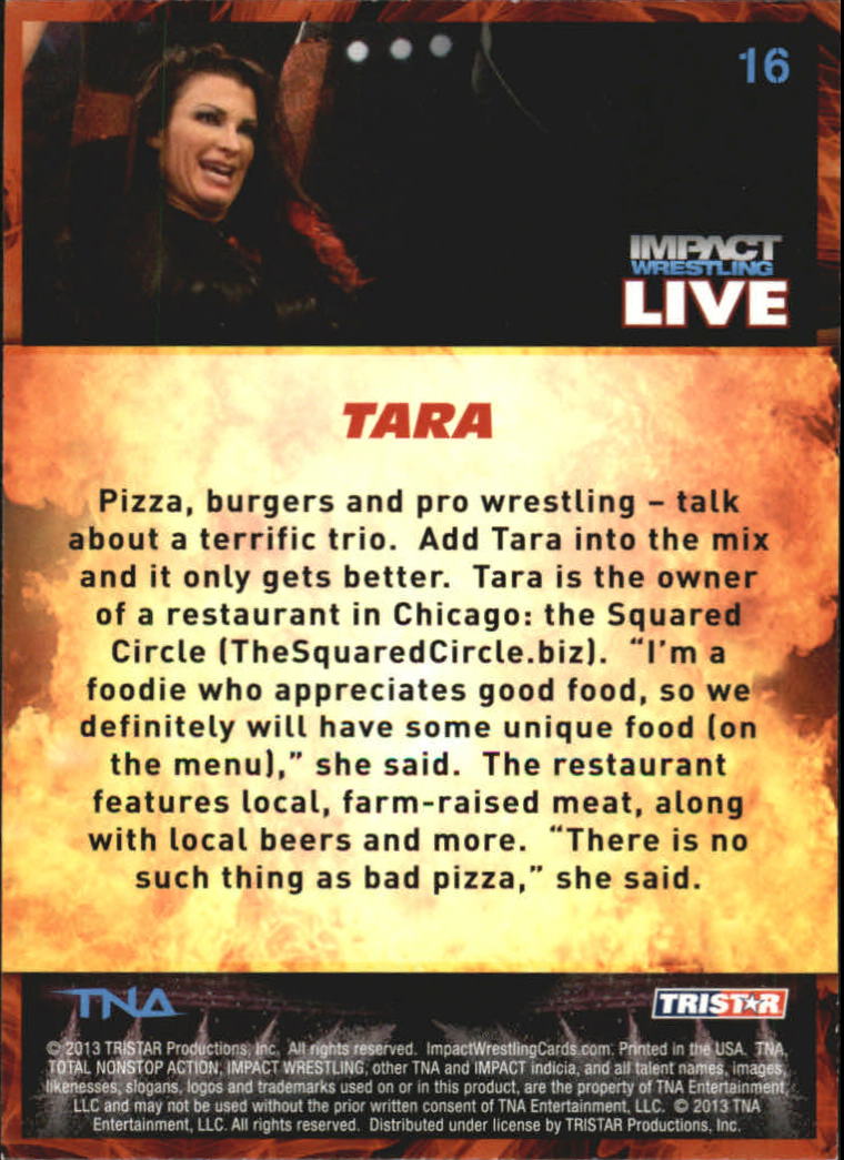A4614- 2013 TRISTAR TNA Impact Live Card #s 1-99 -You Pick- 15+ FREE US SHIP - Picture 27 of 145