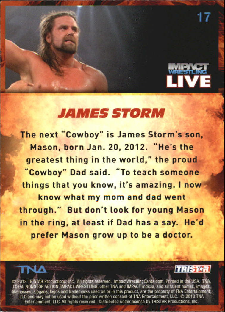 A4614- 2013 TRISTAR TNA Impact Live Card #s 1-99 -You Pick- 15+ FREE US SHIP - Picture 29 of 145