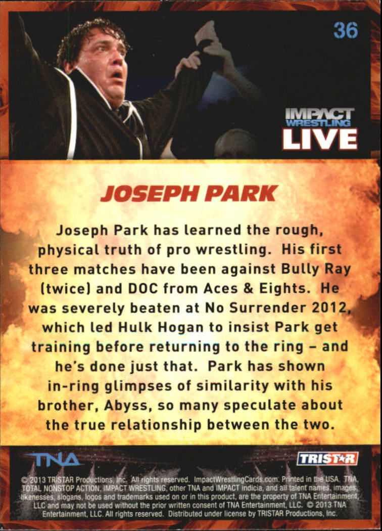 A4614- 2013 TRISTAR TNA Impact Live Card #s 1-99 -You Pick- 15+ FREE US SHIP - Picture 57 of 145