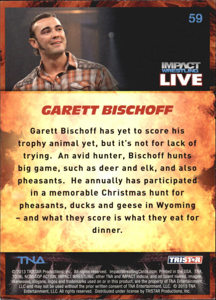 A4614- 2013 TRISTAR TNA Impact Live Card #s 1-99 -You Pick- 15+ FREE US SHIP - Picture 81 of 145