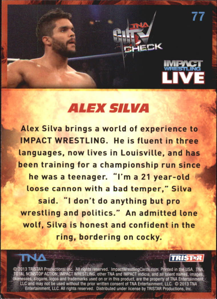 A4614- 2013 TRISTAR TNA Impact Live Card #s 1-99 -You Pick- 15+ FREE US SHIP - Picture 111 of 145