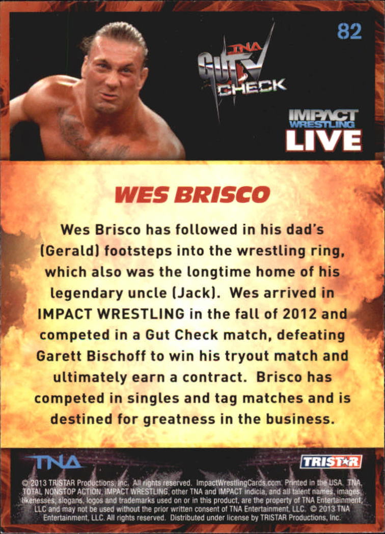A4614- 2013 TRISTAR TNA Impact Live Card #s 1-99 -You Pick- 15+ FREE US SHIP - Picture 121 of 145