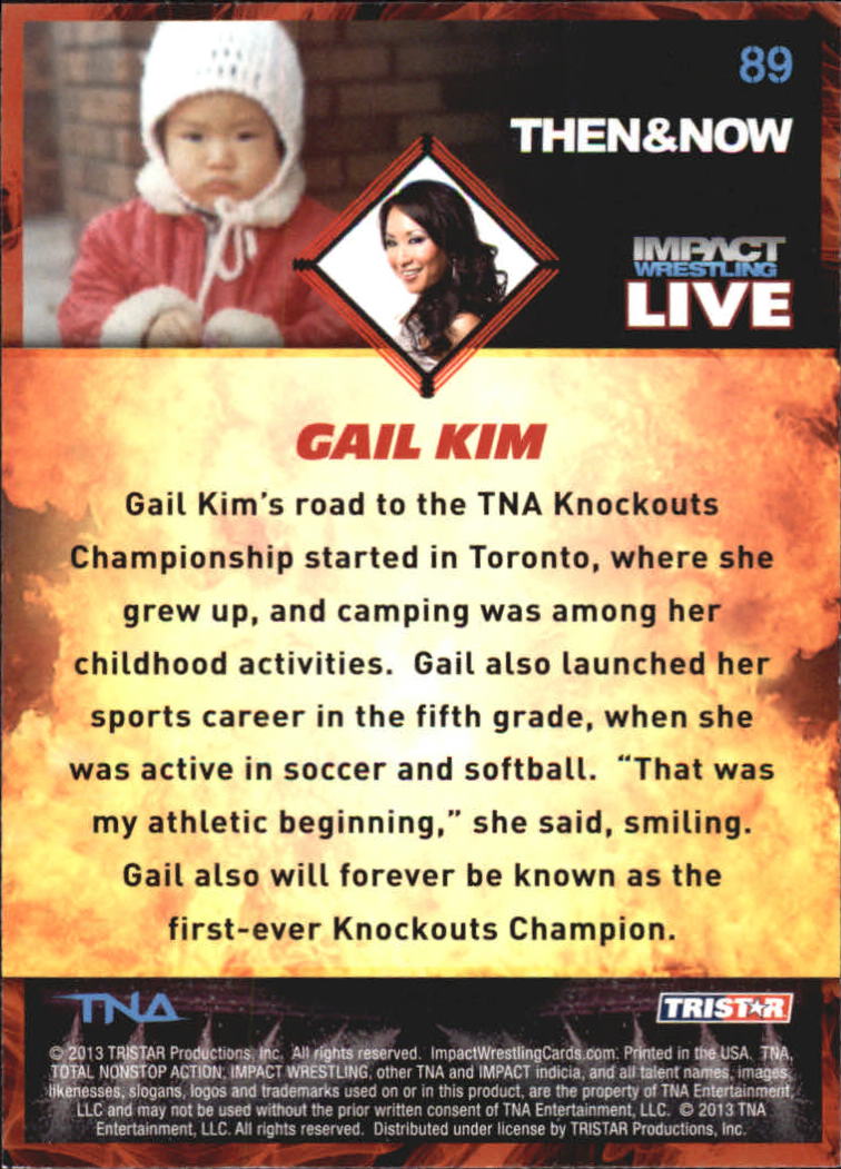 A4614- 2013 TRISTAR TNA Impact Live Card #s 1-99 -You Pick- 15+ FREE US SHIP - Picture 131 of 145