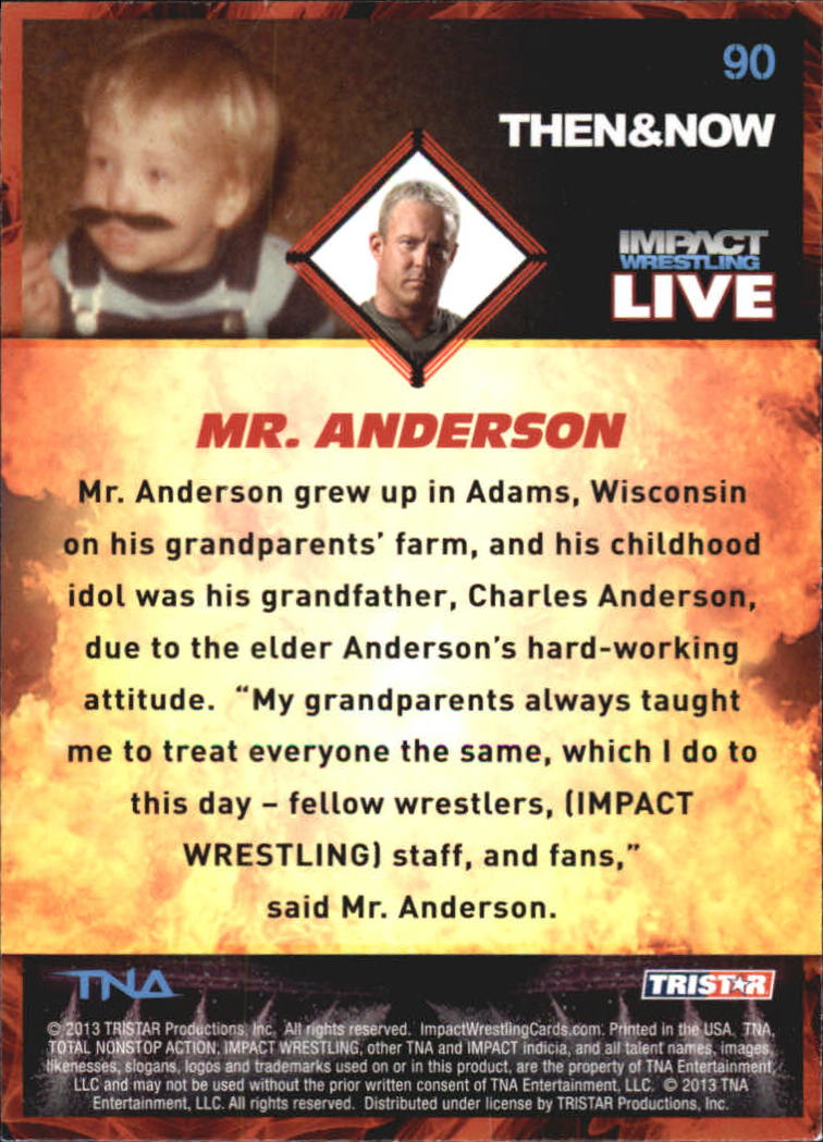 A4614- 2013 TRISTAR TNA Impact Live Card #s 1-99 -You Pick- 15+ FREE US SHIP - Picture 133 of 145