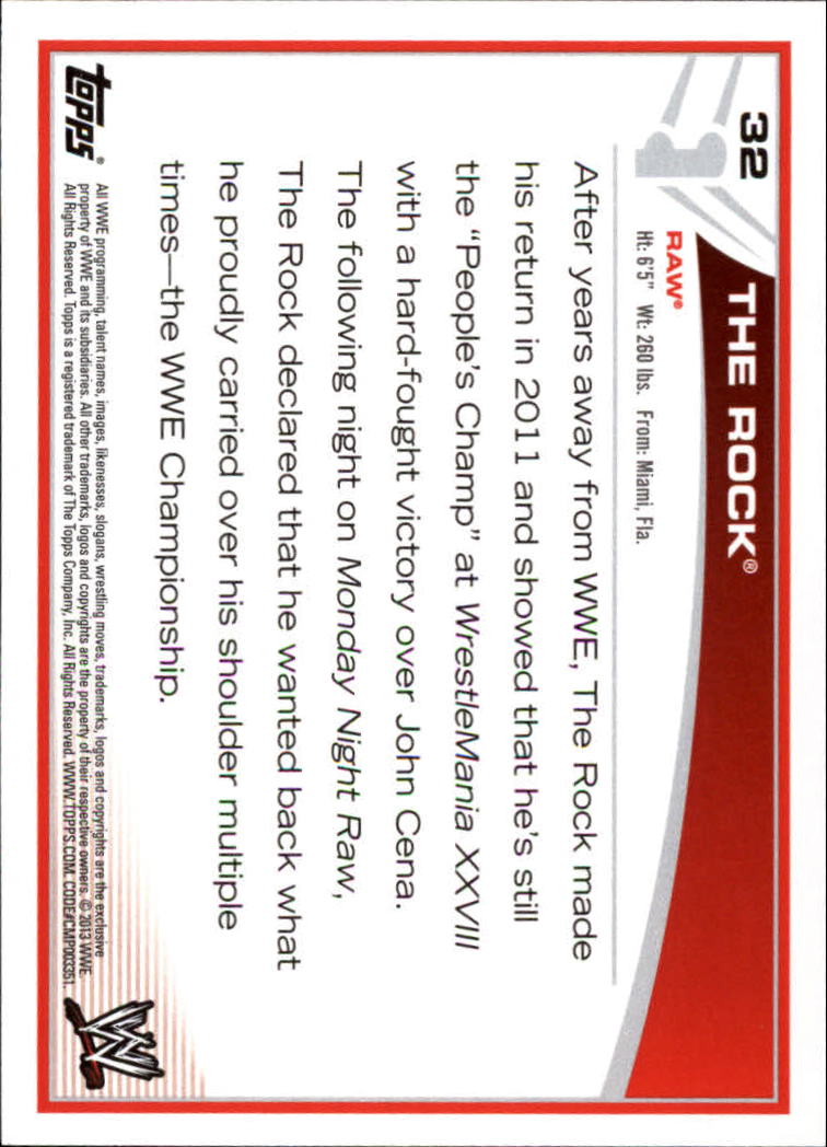 B2617- 2013 Topps WWE Wrestling Card #s 1-110 -You Pick- 15+ FREE US SHIP - Picture 11 of 37