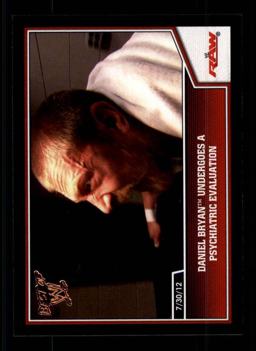2013 Topps Best of WWE #36 Daniel Bryan Undergoes a Psychiatric Evaluation