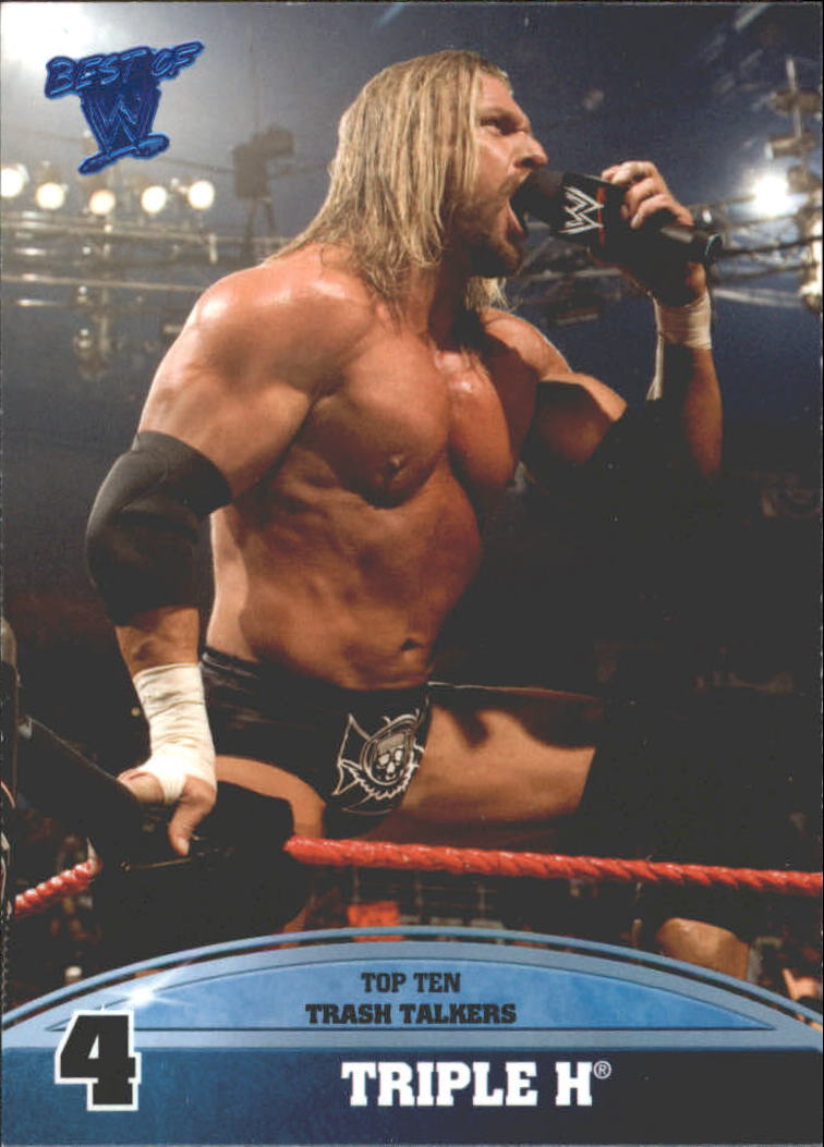 2013 Topps Best of WWE Top 10 Trash Talkers 4 Triple H NMMT
