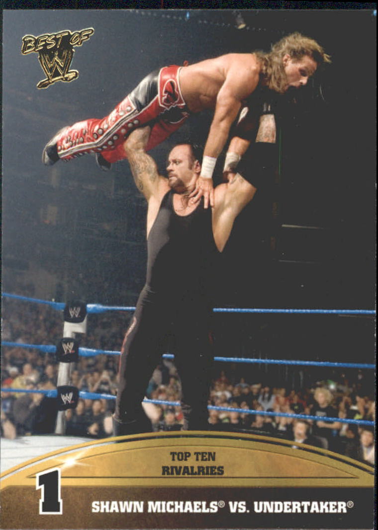 2013 Topps Best of WWE Top 10 Rivalries #1 Shawn Michaels vs. Undertaker