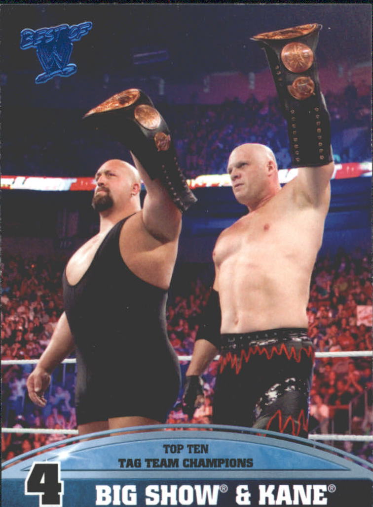 2013 Topps Best of WWE Top 10 WWE Tag Team Champions #4 Big Show & Kane