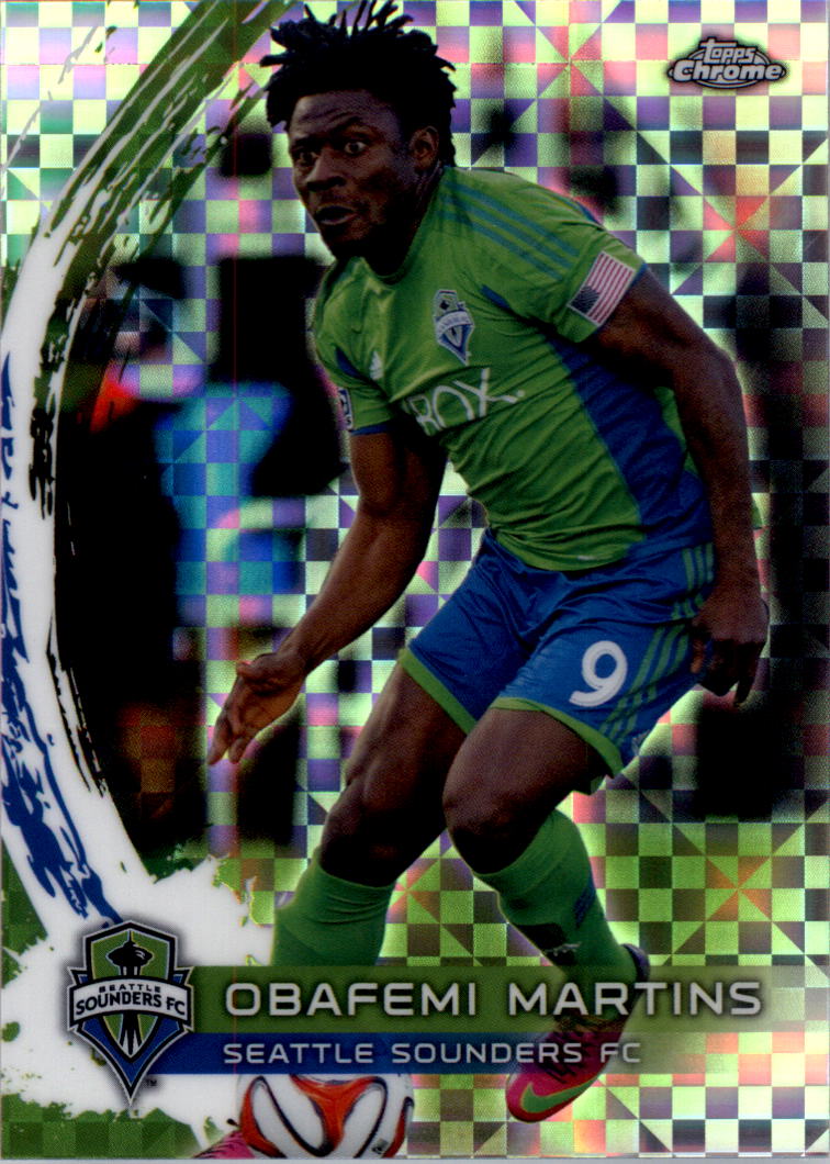 2014 Topps Chrome MLS X-Fractors #78 Obafemi Martins