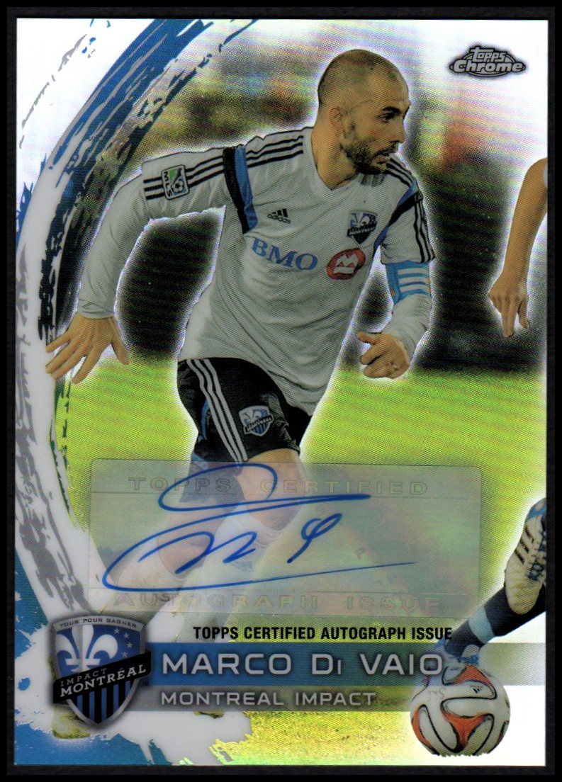 2014 Topps Chrome MLS Autographs #10 Marco Di Vaio
